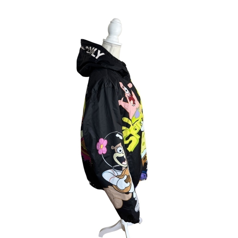Members Only X Nickelodeon SpongeBob SquarePants Puffer All Over Print Jacket Co - Picture 4 of 14